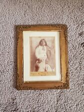Rare Antique 19th C. Native American Indian CDV Photo Wife of the Apache Kid picture