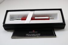 Vintage Sheaffer Red Ballpoint Pen, CT (Cased & Refill) picture