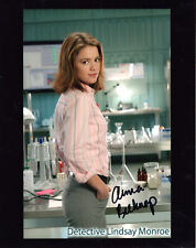 ANNA BELKNAP HAND SIGNED 8x10 COLOR PHOTO+COA       GORGEOUS ACTRESS   CSI:NY picture