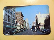 Birmingham Alabama vintage postcard Third Avenue North 1955 picture