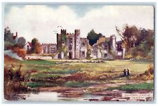 c1910 Cowdray Castle Sussex England Antique Oilette Tuck Art Postcard picture