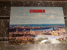 Postcard A view over the city From Kaknäs tower Stockholm Sweden   picture