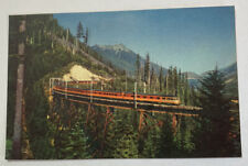 Vintage Postcard ~ The Olympian Hiawatha Train in Cascade Mountains ~ Washington picture