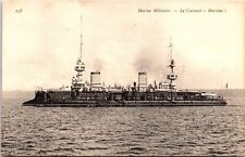 RPPC Postcard- French Battleship Massena picture