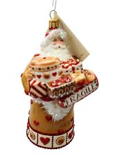 Patricia Breen Jansen Santa Claus Gingerbread Christmas Holiday Tree Ornament picture