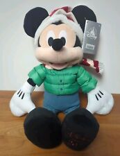 Disney Store 2021 Mickey Mouse Holiday Plush Christmas Winter New NWT Scarf Hat picture