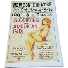 Newton Theatre, Mary Eaton, Eddie Cantor Poster 11 x 17 picture