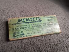 Vintage Mendets Collette Mfg Co Mend All Leaks Instantly In Graniteware Partial  picture