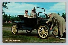 1914 Ford Roadster Dexter Press Postcard  picture