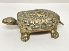 Vintage Brass Korean Tortoise Or Turtle Trinket Box  picture