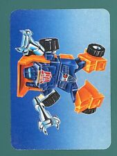 1985 Hasbro Transformers Series One Card #22 - Huffer (Blue Variant) picture