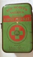 Vintage Boy Scouts of America Official First Aid Kit Tin Box * NO CONTENTS* picture