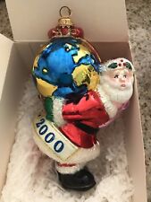 POLONAISE Glass Ornament From Poland “SANTAS WORLD” BRAND NEW In BOX picture