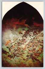 New Market Battle Painting At Virginia Military Institute Postcard 1729 picture