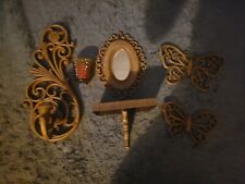 Vintage 1978 HOMCO 6pc Wall Decor Good Condition  picture