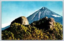 Vintage Volcan de Fuego Guatemala Volcano Postcard Chrome Unposted #2031 picture
