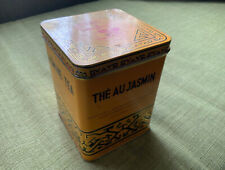 Vintage Au Jasmin Tea Tin Excellent Condition picture