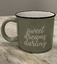 Sweet Dreams Darling ☕️💭💤 Coffee Cup By  Threshold. Stoneware. picture