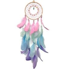 Colorful Dream Catchers Handmade Feather Native American Circular Net for Kids picture