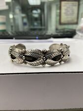 native american silver cuff bracelet fred harvey era picture