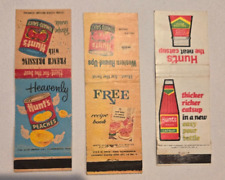 Vintage Matchbook Cover Hunts Tomato Sauce Peaches Heavenly Catsup roundups picture