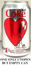 Diet Coke Women's Heart Truth EMPTY UNOPEN 12oz Health Awareness Promotion 2011 picture
