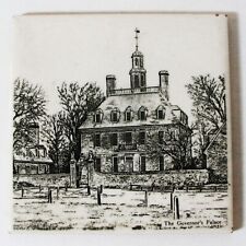 Mosaic The Governor's Palace Ceramic Tile Trivet Williamsburg Colonial 6