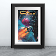 Disney World Mission Space Spaceship Epcot Retro Poster Print WDW picture