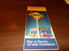 1962/63 Sunoco Washington, DC Vintage Road Map  picture