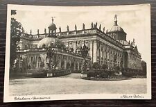 NEUES PALAIS NEW PALACE POTSDAM GERMANY BLACK&WHITE POSTCARD USED VF COND picture