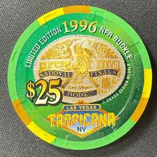 Tropicana Las Vegas $25 casino chip Rodeo 1996 obsolete closed 4/2/2024 HL picture