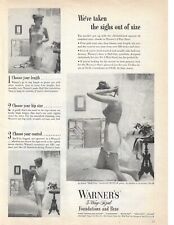 1949 Warner's 3-way-sized Foundations and Bras Ad - 