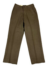 Vintage 40's WW2 US Military Serge Wool Pants 29x31 Army Marines EUC picture