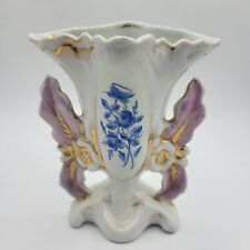 Vintage Floral Porcelain Wedding Vase 5.5 Inches  picture