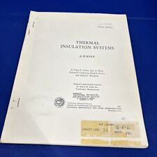 1967 NASA SP-5027 Thermal Insulation Systems Survey SAIC SPACE  picture