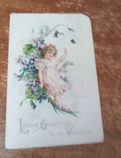 Loving Greeting To My Valentine    Tucks Postcard  A 2 picture