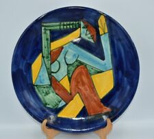 Dolores Hidalgo Talevera Picasso Abstract Cubism Art Pottery Plate Mexico Amora picture