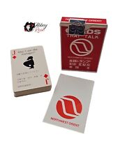 Vintage  Northwest Orient Airlines Playing Cards That Can Talk Multi Language  picture