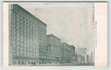 Postcard Vintage Michigan Avenue in Chicago, IL. picture
