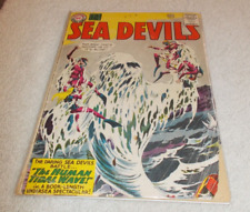 SEA DEVILS # 7 GD LOW GRADE DC COMICS 1962 SILVER AGE SEA DEVILS VS TIDAL WAVE picture