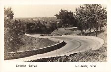 Scenic Drive La Grange Texas TX c1940 Real Photo RPPC picture