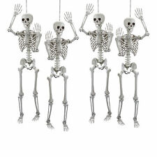 Life Size Posable Skeleton Halloween Decorations - Home Decor - 4 Pieces picture