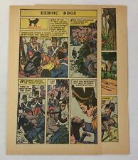1958 three page cartoon story~ MOUSTACHE THE BLACK POODLE Napoleon campaigns picture