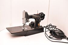1957 SINGER 221 FEATHERWEIGHT SEWING MACHINE -With Pedal & Case Vintage picture