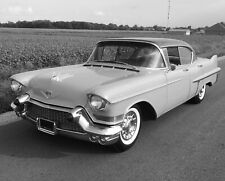 1957 CADILLAC SEDAN Retro Classic Car Black & White Poster Photo 13x19 picture