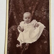 Antique Cabinet Card Photograph Adorable Baby Hidden Mother Montgomery City MO picture