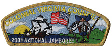 2001 Jamboree Colonial Virginia Council JSP GMY Bdr (AR901) picture