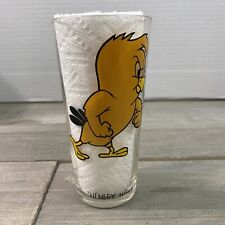 VTG 1973 Pepsi Collectors Glass Looney Tunes Henery Hawk Black Letters picture