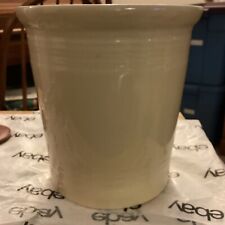 Vintage Fiesta Ware Light Yellow Canister No Lid 7” Tall picture