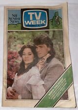 Vintage Rare Find TV Week Paper From Nov. 1985 Patrick Swayze North & South picture